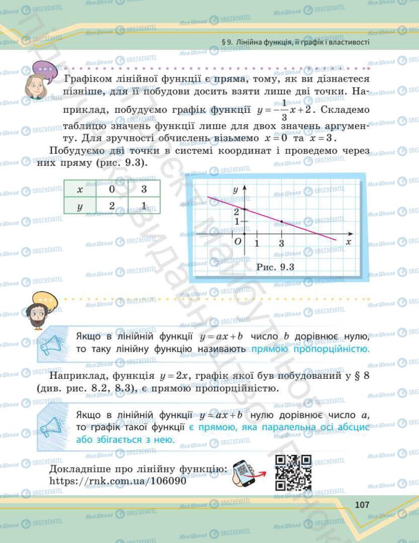Підручники Математика 7 клас сторінка 107