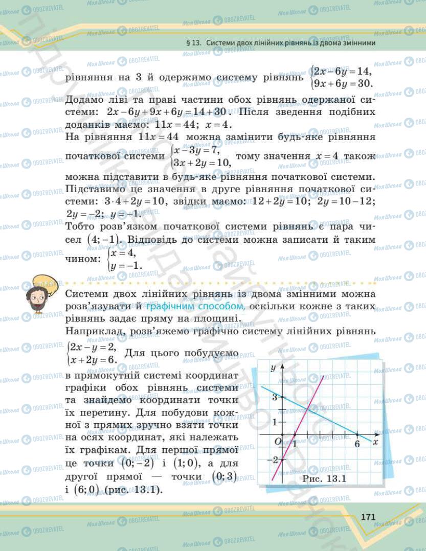 Підручники Математика 7 клас сторінка 171