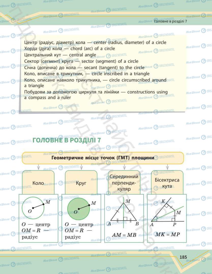 Учебники Математика 7 класс страница 185