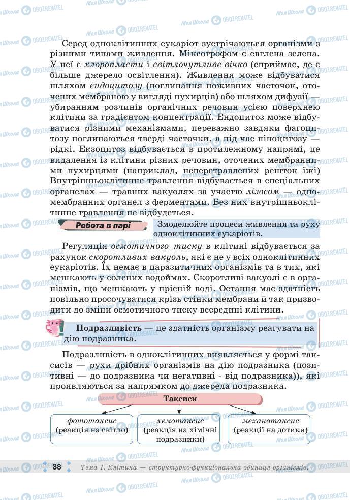 ГДЗ Биология 7 класс страница 38