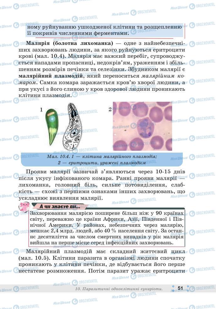 ГДЗ Біологія 7 клас сторінка 51