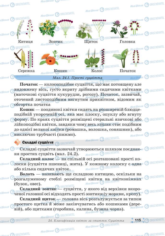 ГДЗ Біологія 7 клас сторінка 115