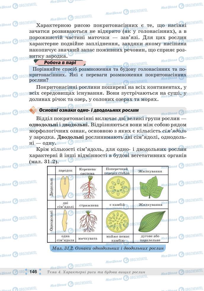 ГДЗ Біологія 7 клас сторінка 146