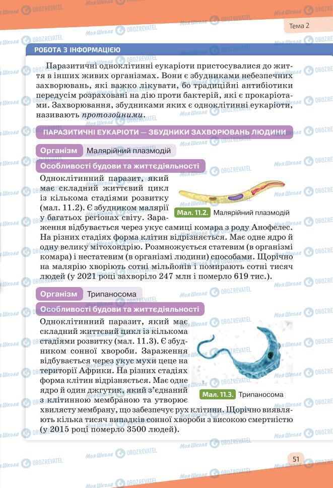 Учебники Биология 7 класс страница 51