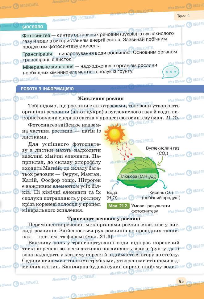 Учебники Биология 7 класс страница 95