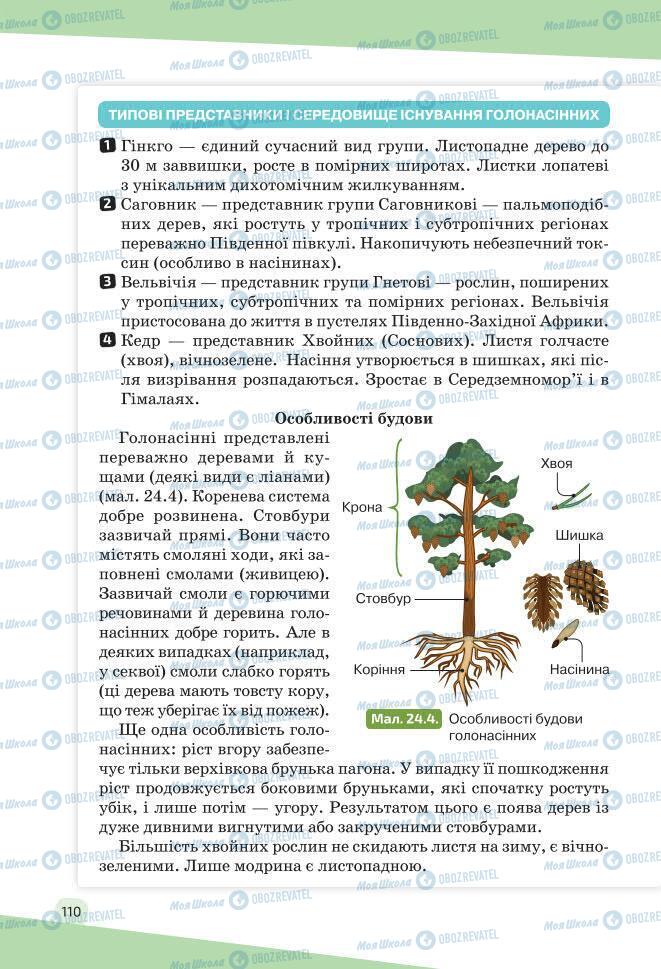 Учебники Биология 7 класс страница 110