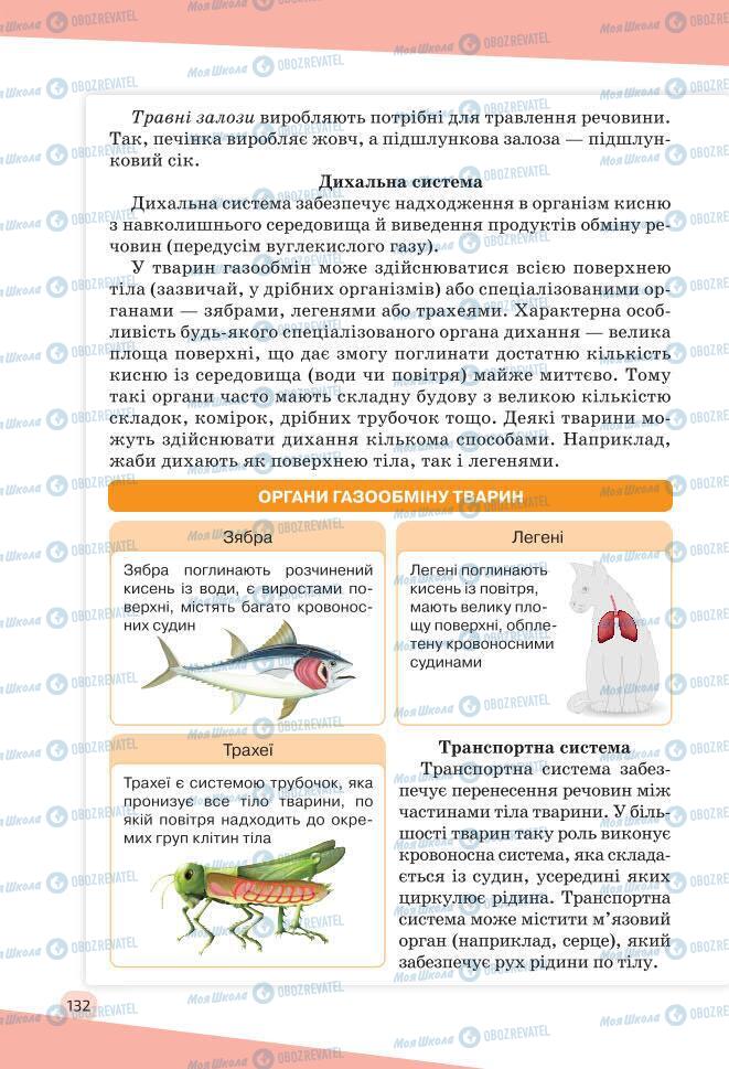 Учебники Биология 7 класс страница 132