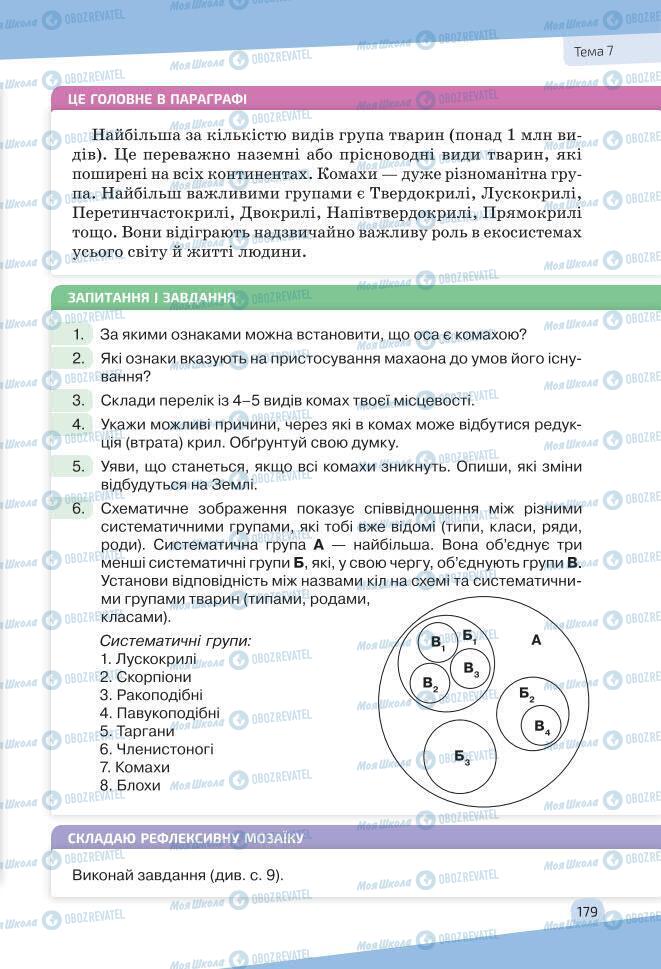 Учебники Биология 7 класс страница 179
