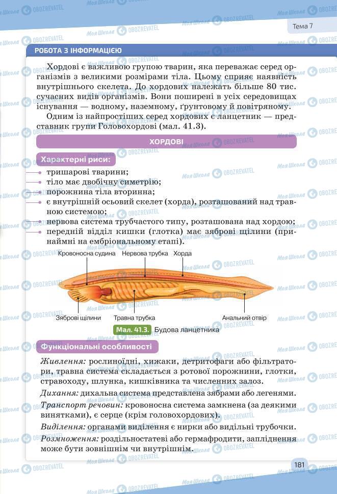 Учебники Биология 7 класс страница 181