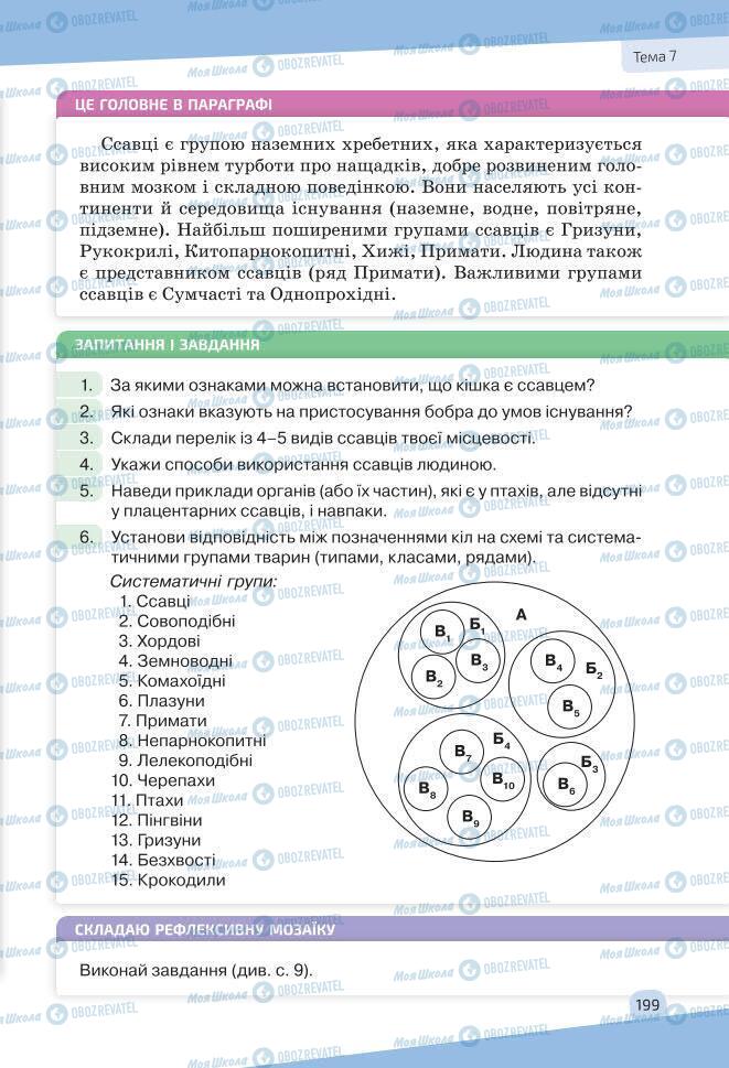 Учебники Биология 7 класс страница 199