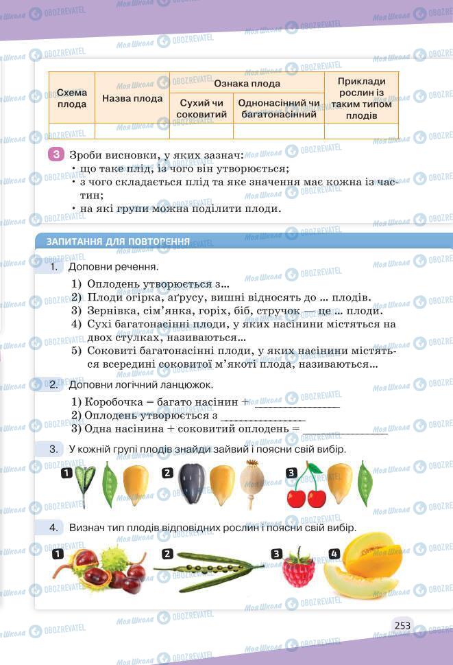 Учебники Биология 7 класс страница 253