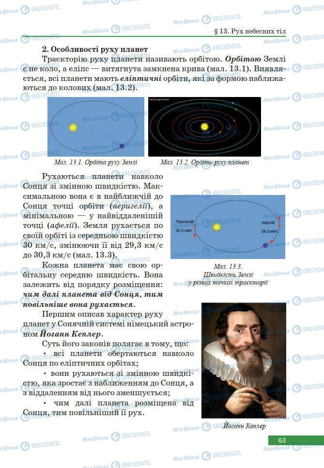Підручники Фізика 7 клас сторінка 63