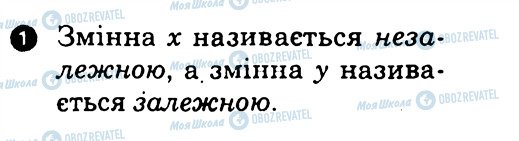 ГДЗ Алгебра 7 клас сторінка 1