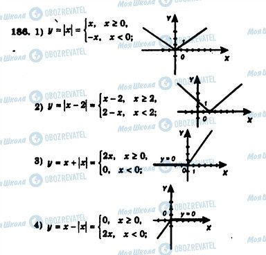 ГДЗ Алгебра 7 клас сторінка 186