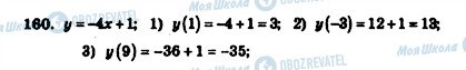 ГДЗ Алгебра 7 клас сторінка 160