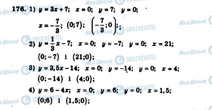 ГДЗ Алгебра 7 клас сторінка 176