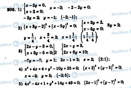 ГДЗ Алгебра 7 клас сторінка 205