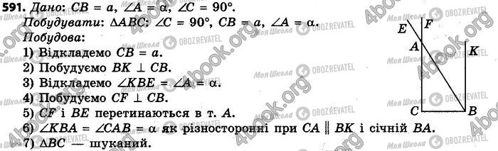 ГДЗ Геометрия 7 класс страница 591