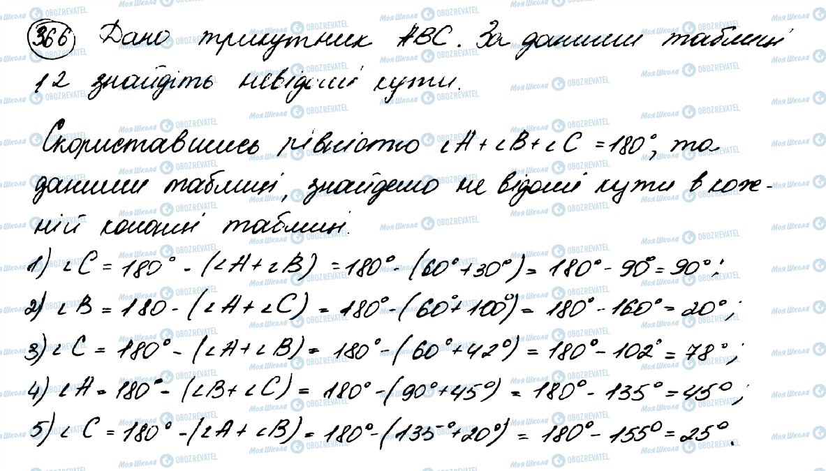 ГДЗ Математика 5 класс страница 366