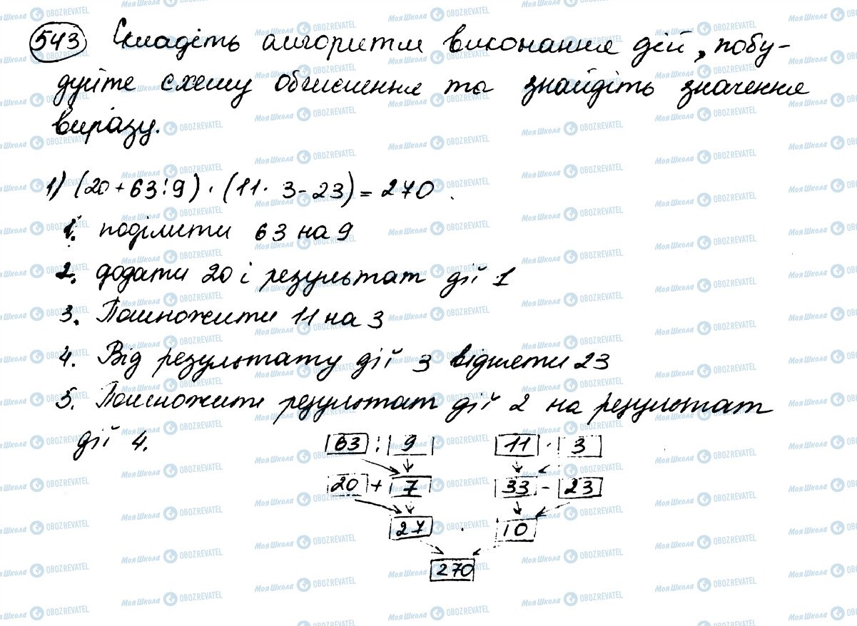 ГДЗ Математика 5 класс страница 543
