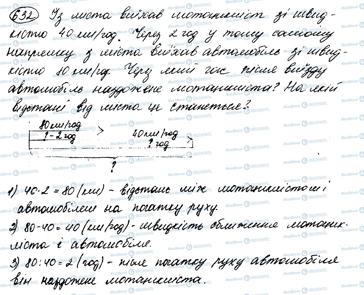 ГДЗ Математика 5 класс страница 632