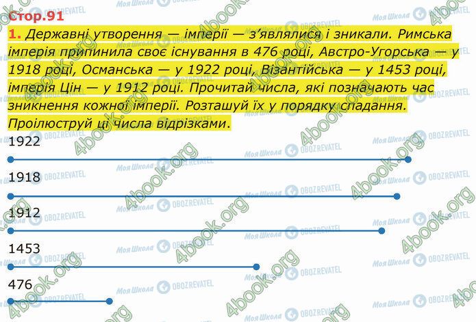 ГДЗ Математика 4 клас сторінка Стр.91 (1)