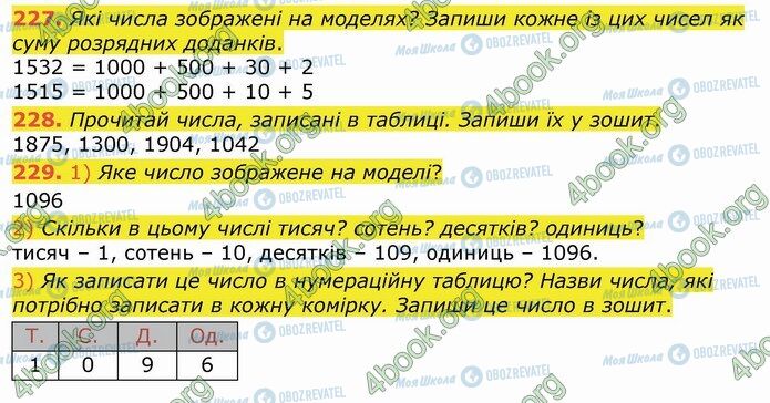 ГДЗ Математика 4 класс страница 227-229