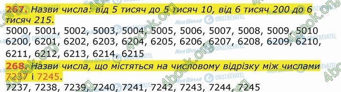 ГДЗ Математика 4 класс страница 267-268