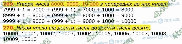 ГДЗ Математика 4 клас сторінка 269-270