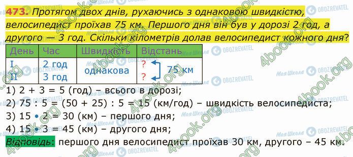 ГДЗ Математика 4 клас сторінка 473