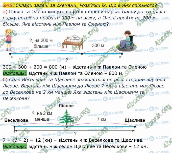 ГДЗ Математика 4 клас сторінка 245