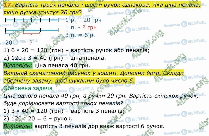 ГДЗ Математика 4 класс страница 17