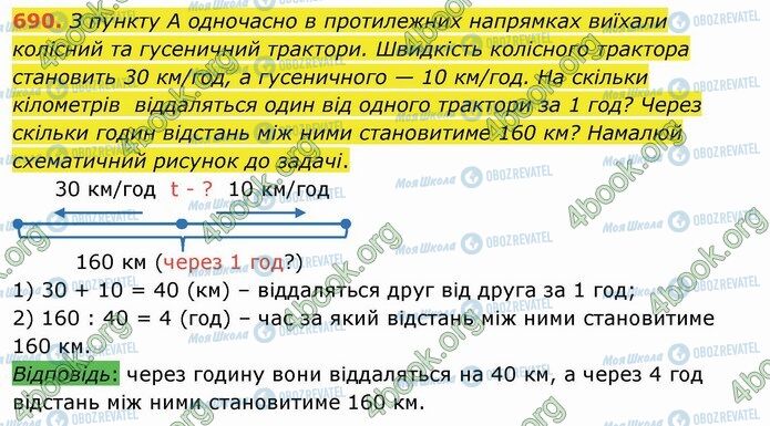 ГДЗ Математика 4 класс страница 690