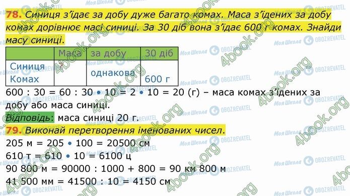 ГДЗ Математика 4 клас сторінка 78-79