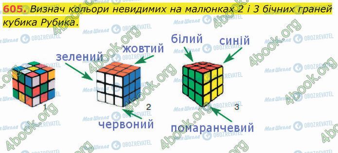 ГДЗ Математика 4 класс страница 605