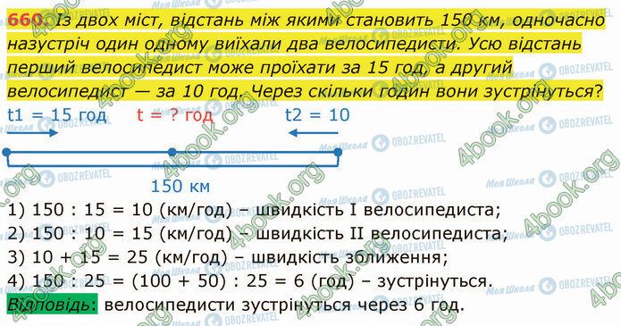 ГДЗ Математика 4 клас сторінка 660