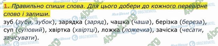 ГДЗ Українська мова 4 клас сторінка Стр.9 (1)