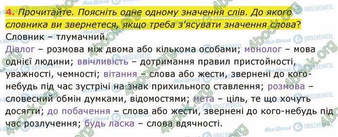 ГДЗ Українська мова 4 клас сторінка Стр.9 (4)