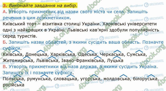 ГДЗ Українська мова 4 клас сторінка Стр.95 (3)