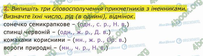 ГДЗ Українська мова 4 клас сторінка Стр.107 (2)