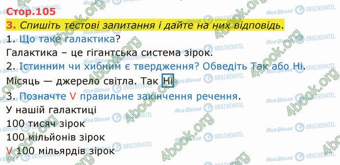 ГДЗ Українська мова 4 клас сторінка Стр.105 (3)