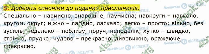 ГДЗ Укр мова 4 класс страница Стр.63 (5)