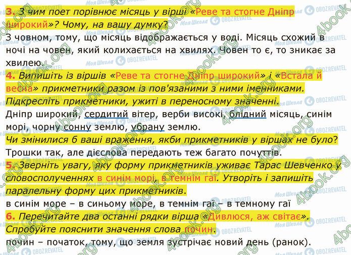 ГДЗ Укр мова 4 класс страница Стр.85 (3-6)