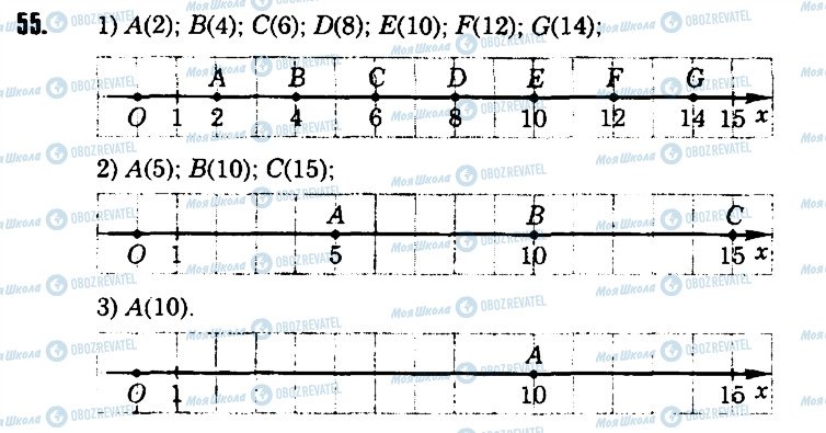 ГДЗ Математика 6 класс страница 55