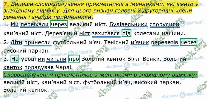 ГДЗ Українська мова 4 клас сторінка Стр.24 (7)
