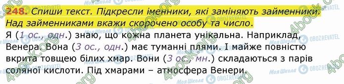 ГДЗ Українська мова 4 клас сторінка 248