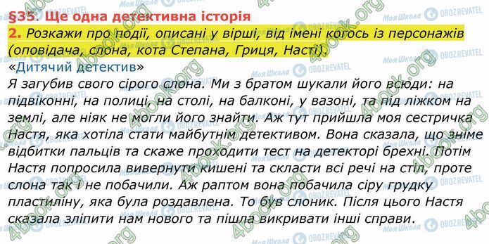 ГДЗ Українська мова 4 клас сторінка §35 (2)