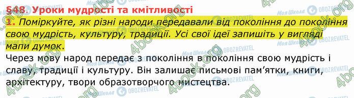 ГДЗ Українська мова 4 клас сторінка §48 (1)