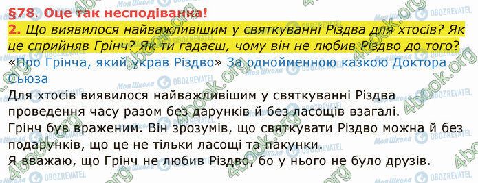 ГДЗ Українська мова 4 клас сторінка §78 (2)