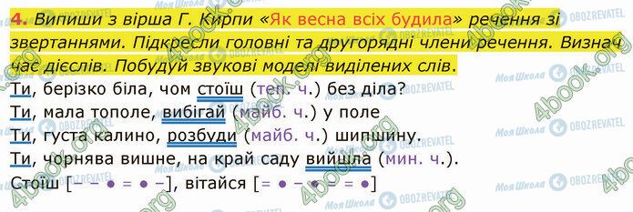 ГДЗ Українська мова 4 клас сторінка §59 (4)